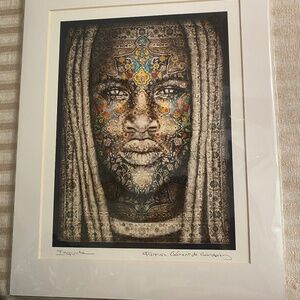 Florence Clement de Grandprey Signed Print 11x14” Matted